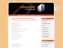 Tablet Screenshot of novalisnet.cz