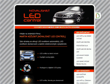 Tablet Screenshot of led.novalisnet.cz